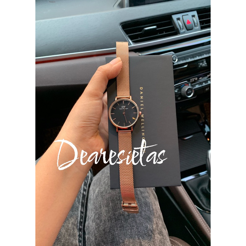 Jam Dw Wanita arloji import rantai rosegold