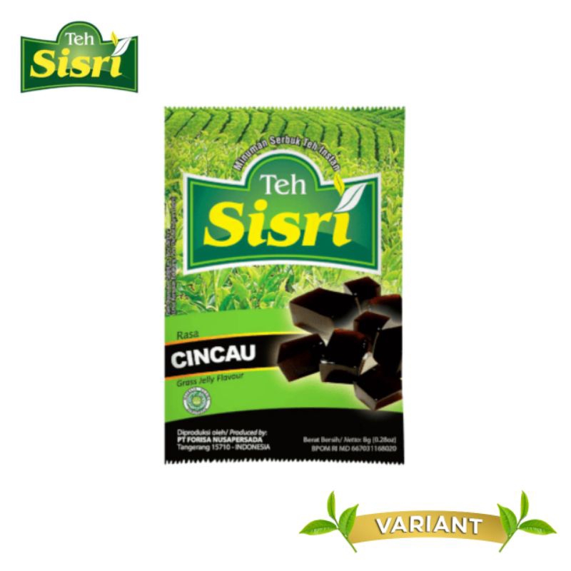 

Teh Sisri Rasa Cincau 1Pcs 8gr