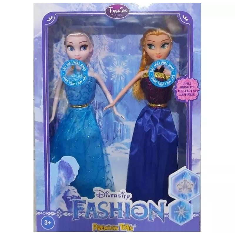 BONEKA FROZEN 2PCS ELSA ANA PR-17537