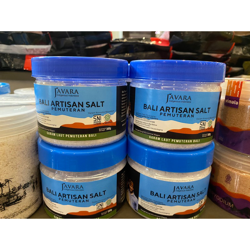 

javara bali artisan salt pemuteran / garam laut pumeteran bali 300grm