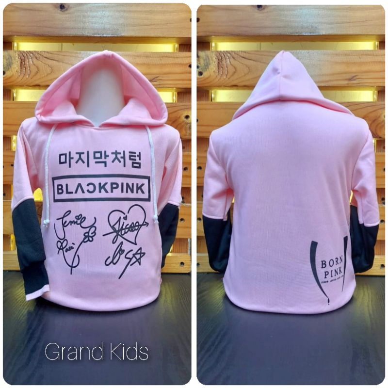 Sweater Anak Perempuan Blackpink/Kids Sweater/Sweater Anak Perempuan/Sweater Anak Perempuan Tebal/Sw