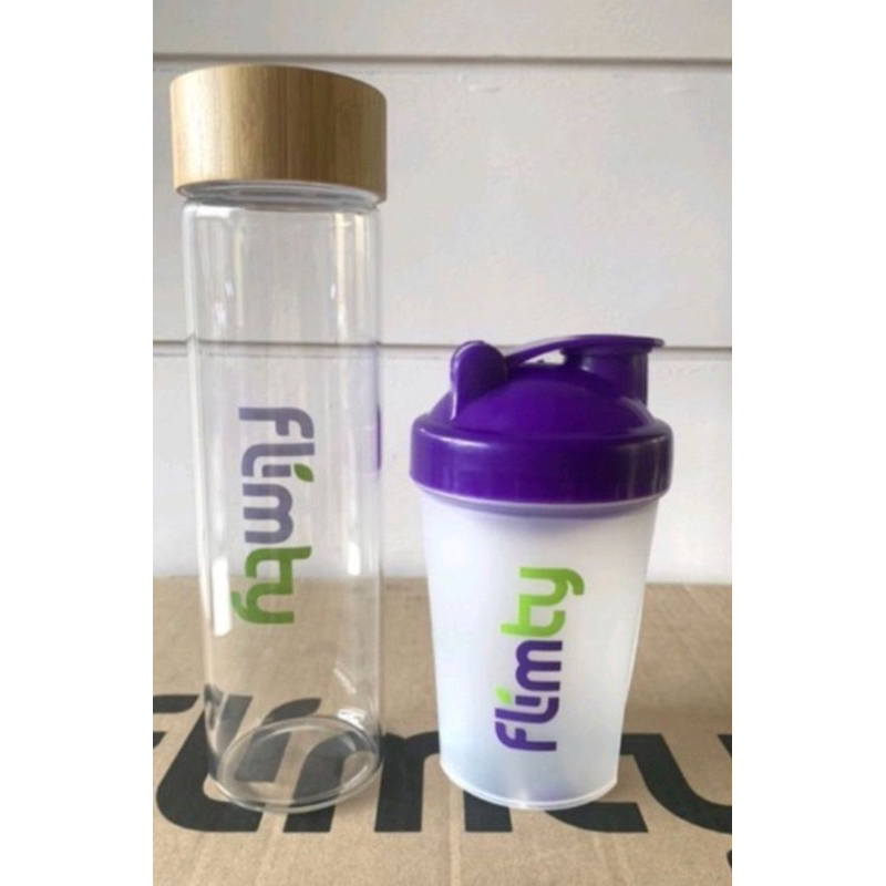 BOTOL SHAKER / BOTOL KACA FLIMTY DAN FLIMEAL