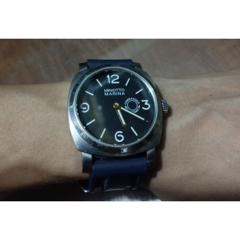 Jam Minotto Marina Commander Moccagatta/Homage/Military watch