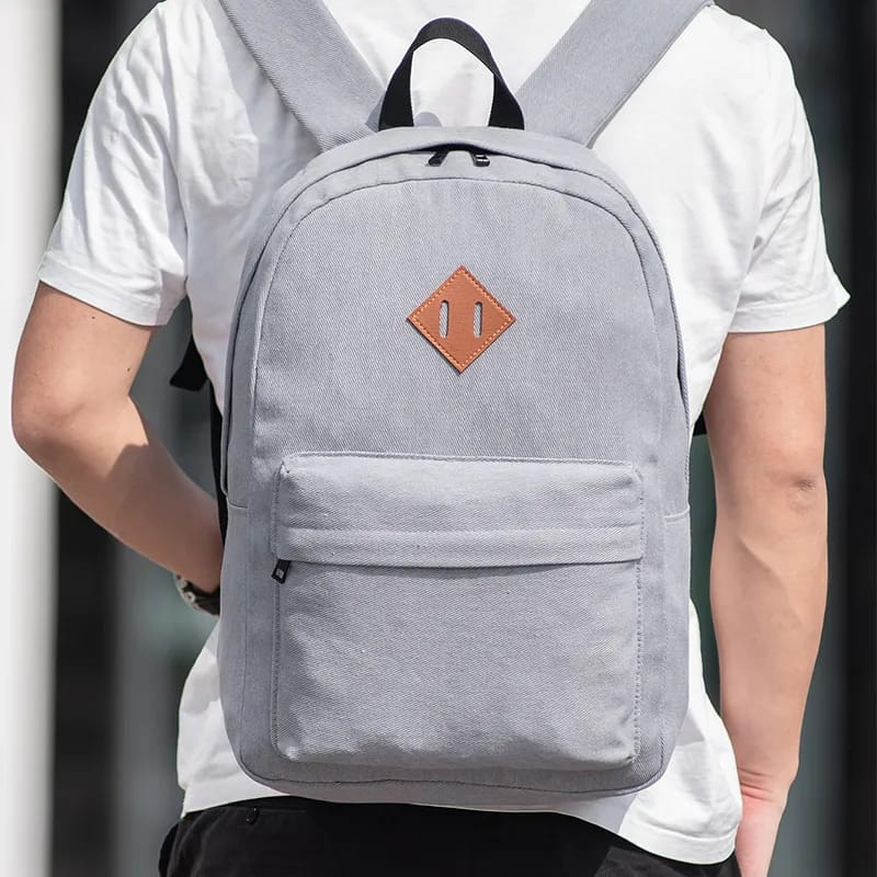 Tas Ransel Canvas IAC Absolute Backpack Up to 13 inch - Tas Pria Tas Wanita Daypack - Sekolah Laptop Punggung
