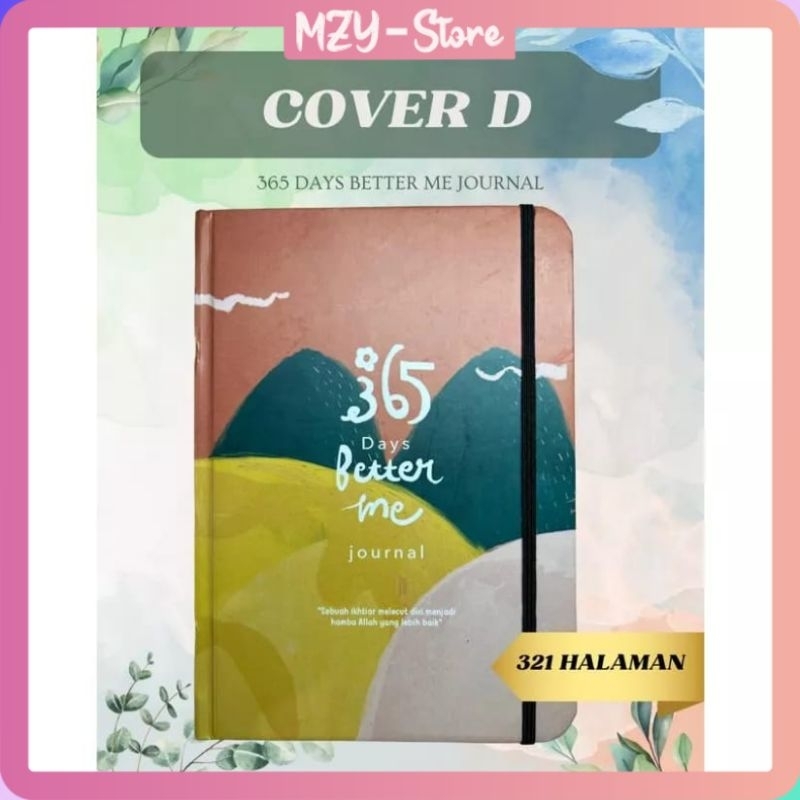 Agenda Jurnal Ummu Balqis 365 Days Better Than Me Journal Daily Buku Agenda - ORIGINAL