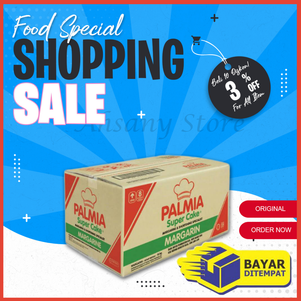 

Margarin Margarine Palmia Super Cake Repack 500gr