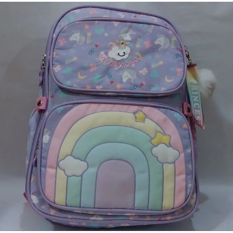 TASKULKAS KUTAIXIONG KARAKTER KUDA PONY TAS IMPORT WARNA UNGU VIOLET