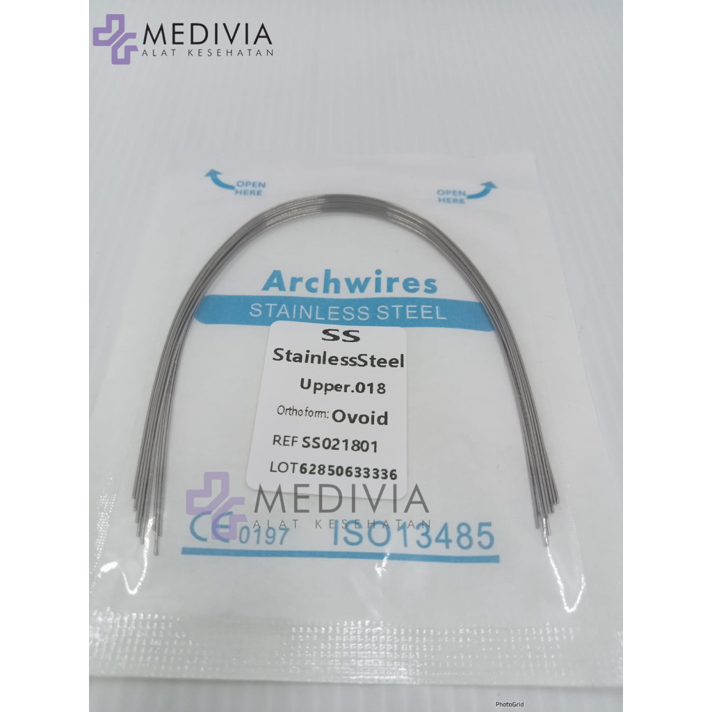 DENTAL STAINLESS STEEL SS WIRE ROUND / KAWAT ORTHO BRACES SS STAINLESS STEEL SS