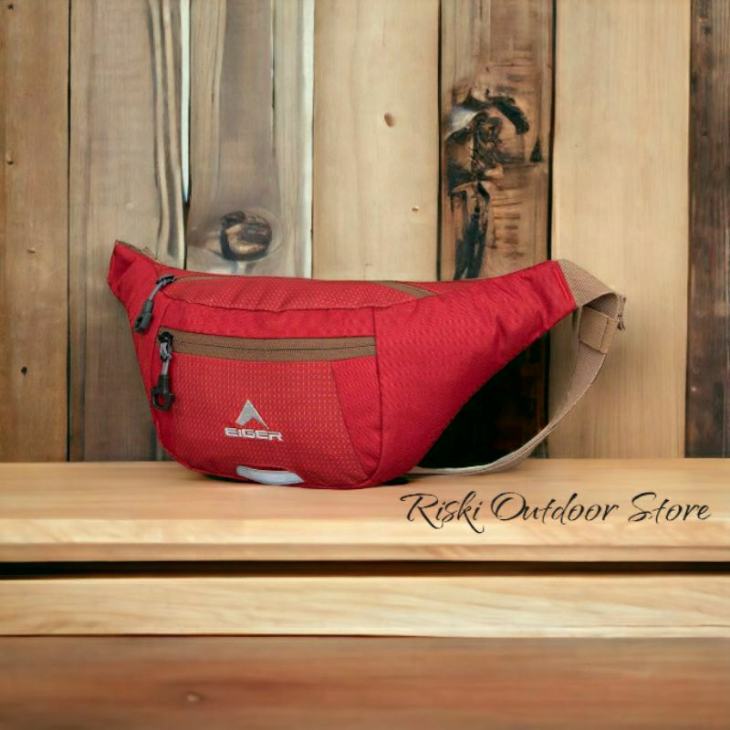 Tas Selempang waistbag Eiger Gradient Red-Original
