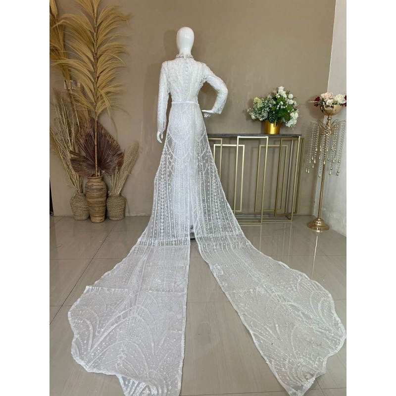 GAUN PENGANTIN SLIM PUTIH SUGAR CANDY