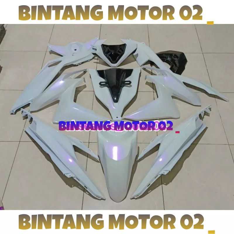 FULL SET BODY HONDA VARIO 125 - 150 NEW 2018-2019-2020-2021 PUTIH LEMBAYUNG UNGU
