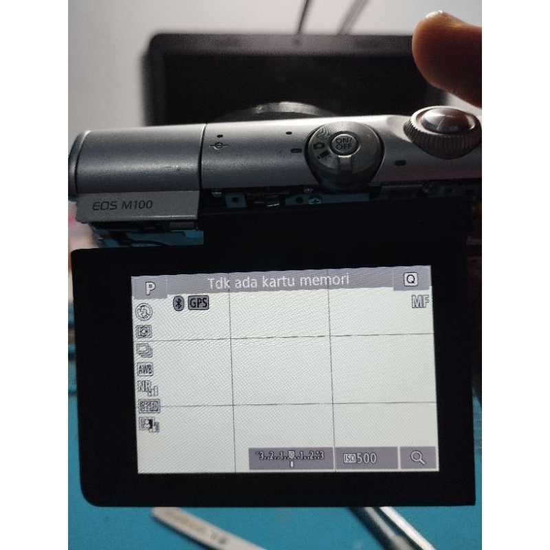 lcd canon eos m100 (bekas rasa baru no vignet )