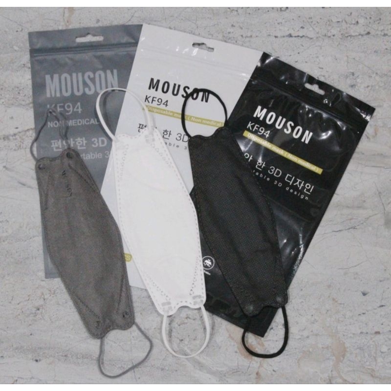Masker KF94 Mouson Dewasa Isi 10 Pcs 4 Ply 3D Design Nyaman