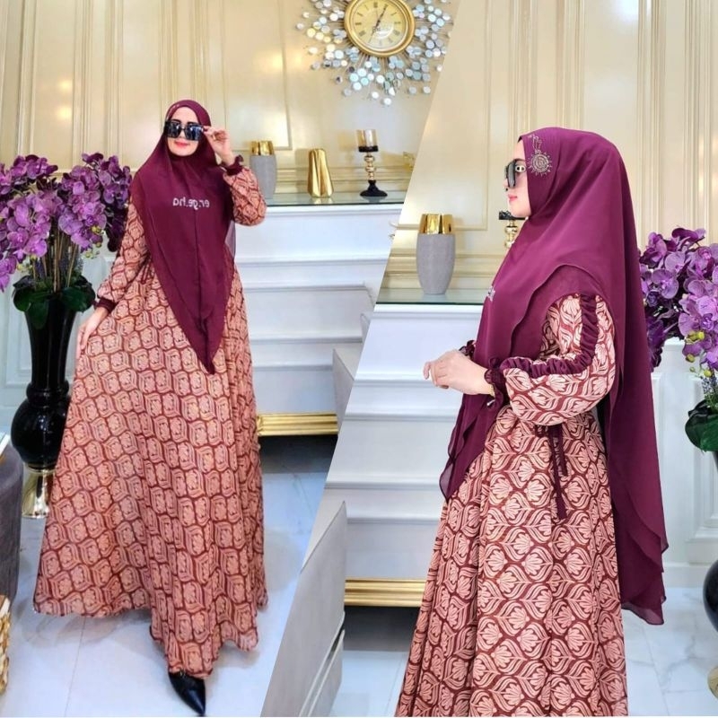 LAYLA SYARI BY ER.GE.HA CLOTHING GAMIS SYARI PREMIUM TERBARU