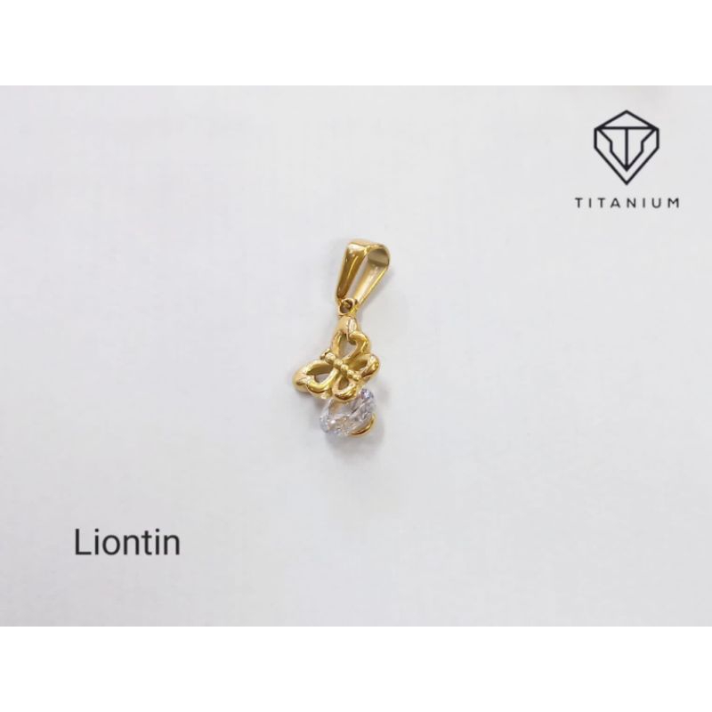 LIONTIN TITANIUM WANITA WARNA EMAS STAINLESS STEEL  A