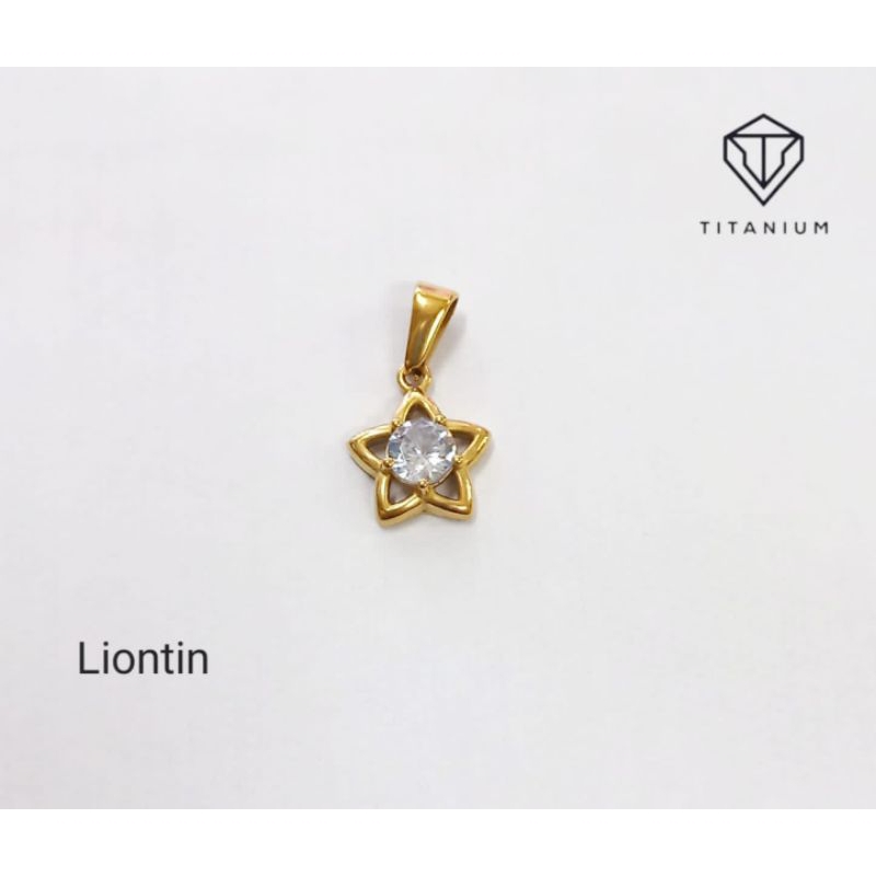 LIONTIN TITANIUM WANITA WARNA EMAS STAINLESS STEEL D