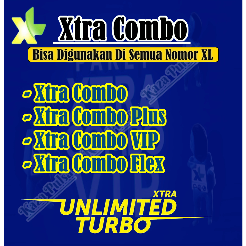 Paket Data XL Xtra Combo Flex Plus Vip Inject &amp; Voucher Kuota Jumbo