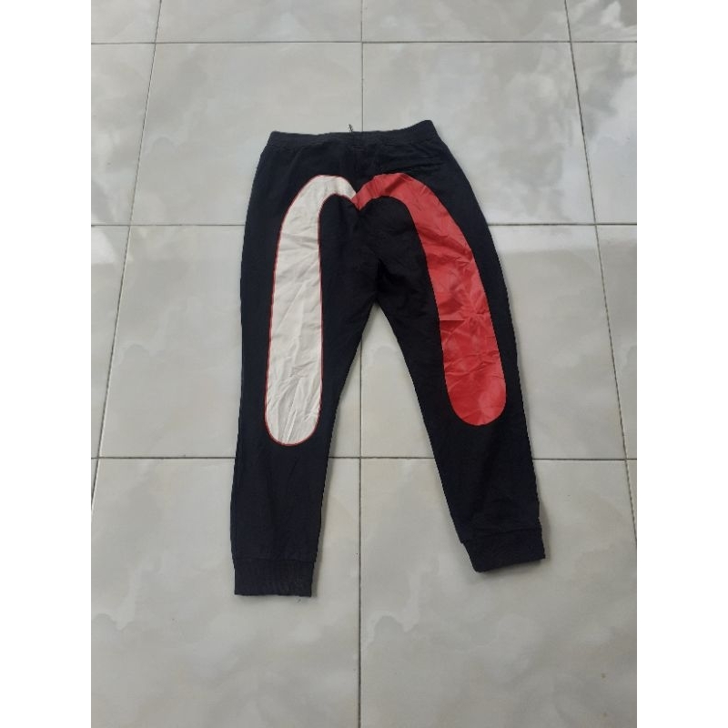 Jogger EVISU big logo (Merah Putih)