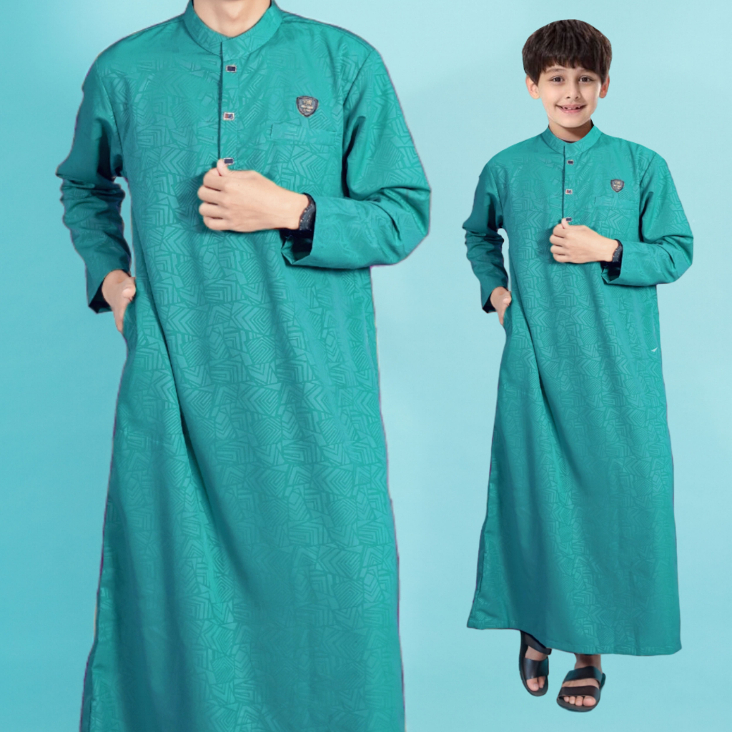 AL-HABIB/gamis anak KATUN EMBOS laki laki usia 1-14 tahun/kurta arabic anak/koko anak/jubah anak premium/gamis anak laki laki