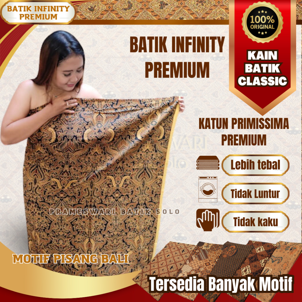 Kain Jarik Batik Klasik Solo Motif PISANG BALI Jarit Seserahan Nikahan Sewek Tapih Lahiran Sawek