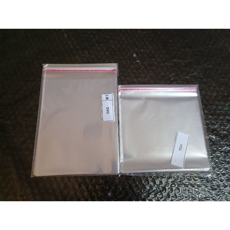 Plastik OPP Lem Bahan Tebal DVD VCD OPP Lem Plastik Kaset DVD VCD Plastik