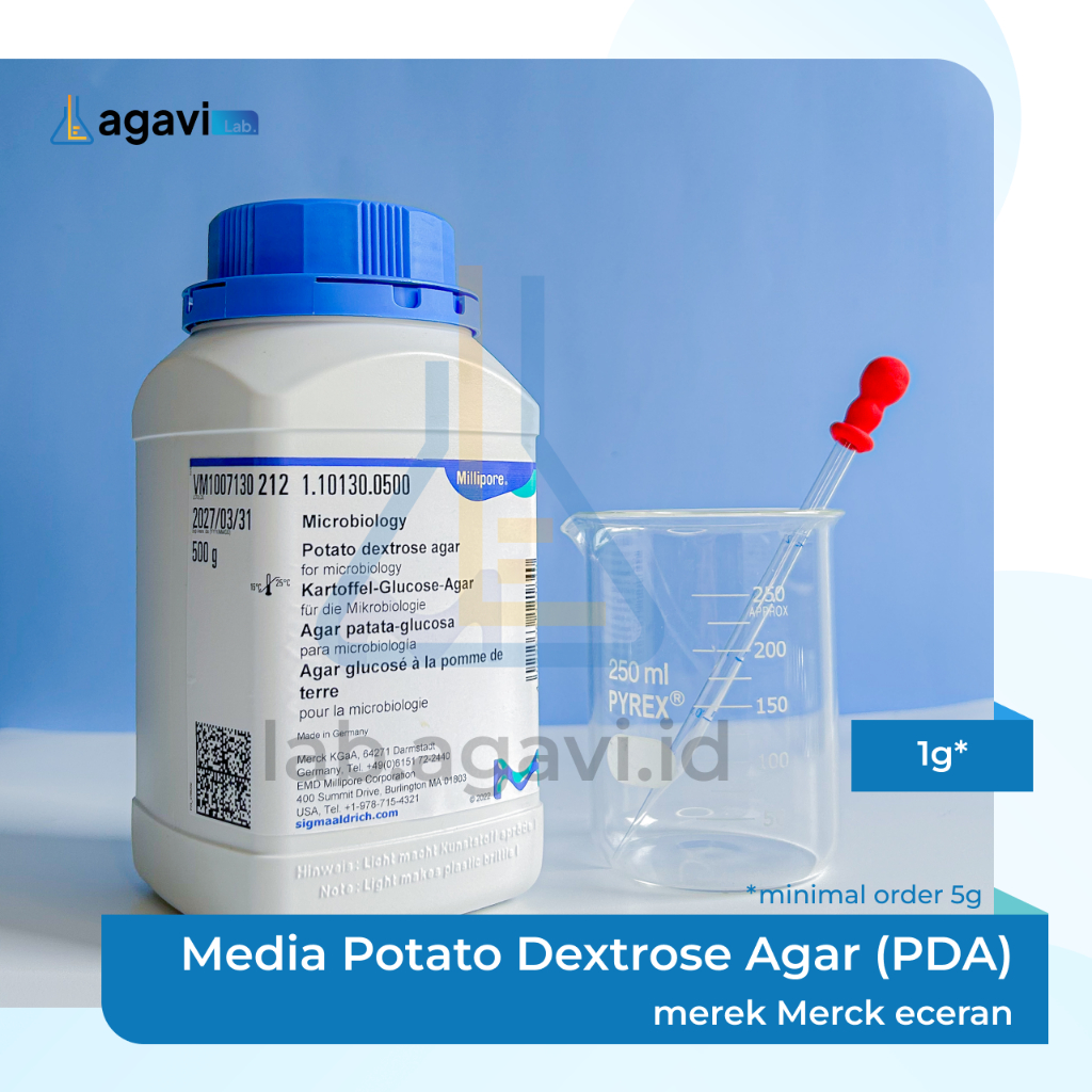 Media Potato Dextrose Agar (PDA)/Media PDA/Media Potato Dextrose Agar/PDA Merck Eceran