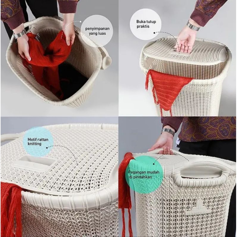 Olymplast Laundry Basket OLB Olymplast