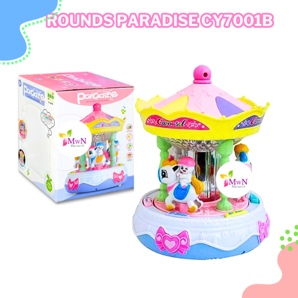 mwn.toys MERRY GO ROUNDS PARADISE CY7001B - MAINAN BAYI