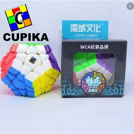 Rubik Megaminx Meilong Stickerless sculpture Speed 3x3 termurah