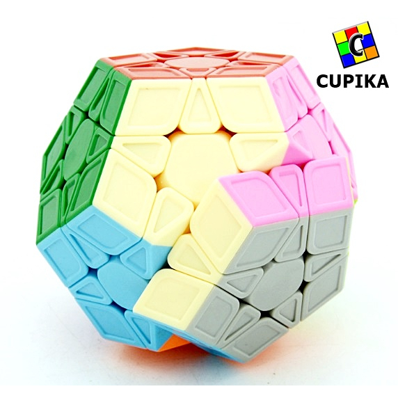 Rubik Qiyi Megaminx Stickerless sculpture Speed 3x3 Qiheng