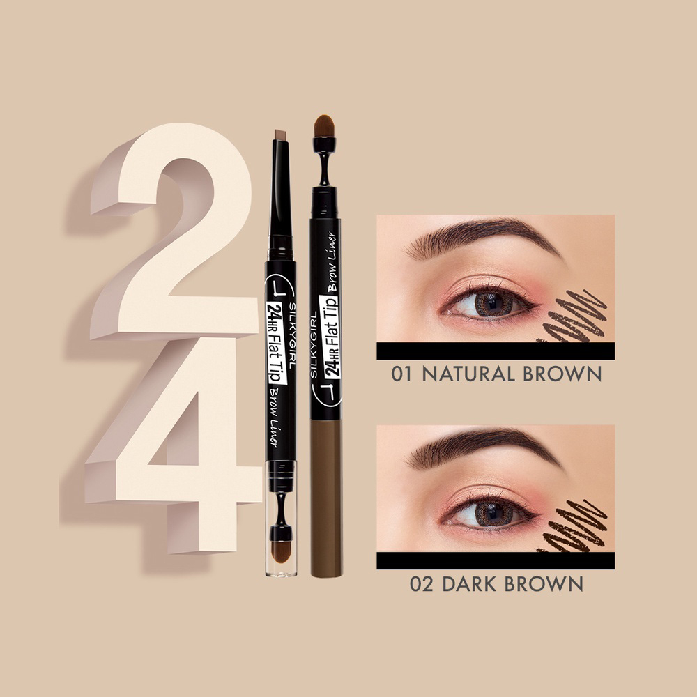 SILKYGIRL Flat Tip Brow Liner