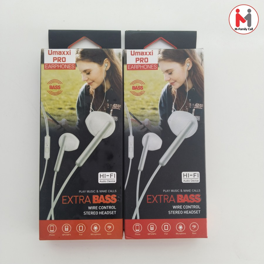 Headset UMAXXi PRO EARPHONE Gaming EKTRA BASS