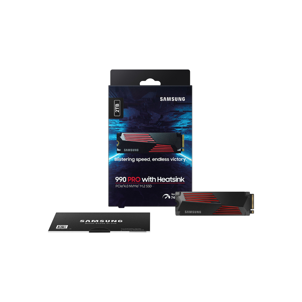 Samsung SSD 990 PRO M.2 PCIe Gen4 x4 2TB with Heatsink / SSD M.2 2TB