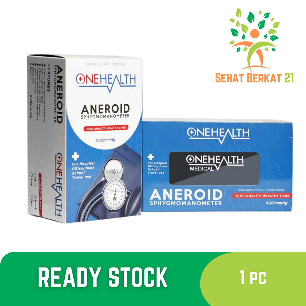 Tensimeter Aneroid Onehealth One Health Tensi Jarum Jam Alat Ukur Tekanan Darah Sphygmomanometer Ten