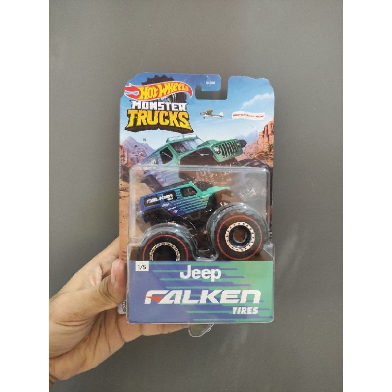 Hot Wheels Monster Trucks Jeep Wrangler Falken