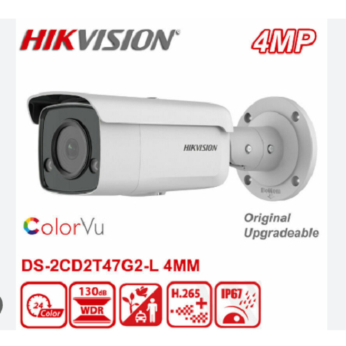 HIKVISION IP CAM 8MP DS-2CD2T87G2-L/WARM LED TURRET CAMERA