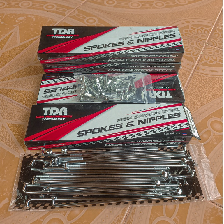 Ruji jari jari tdr original crom original untuk rx king belakang ring 17 untuk rx king