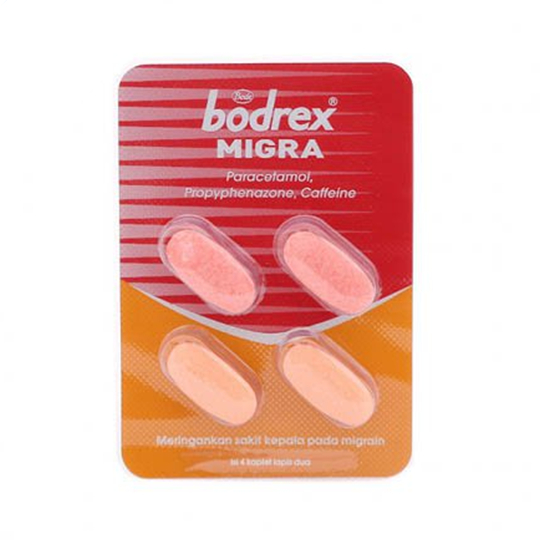 BODREX MIGRA 1 STRIP ISI 4 TABLET