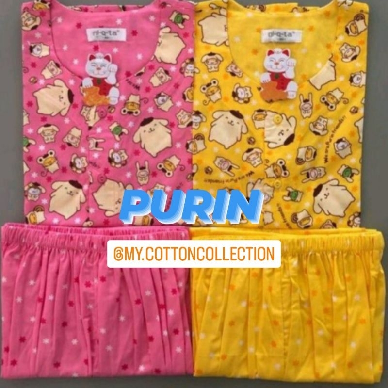 PIYAMA NIQTA corak PURIN
