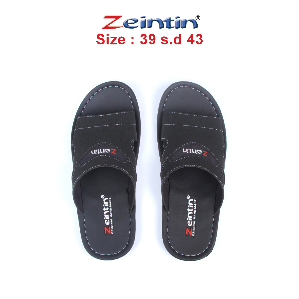 Zeintin - Sandal Pria Sandal Slide Sandal Pria Kulit Sintetis Terlaris Zeintin Original  ZEINTIN NT