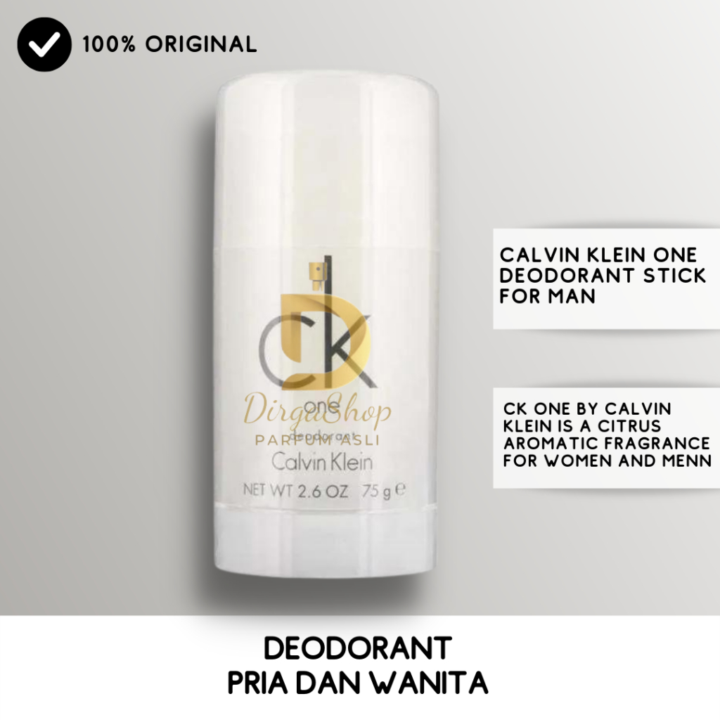 Deo Stick Deodorant Calvin Klein CK One For Man EDT