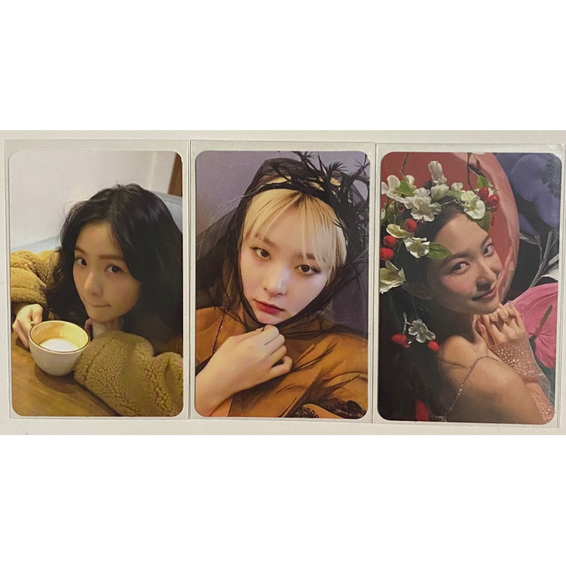 RED VELVET IRENE LATTE YERI BERRY SEULGI RBB PHOTOCARD PC