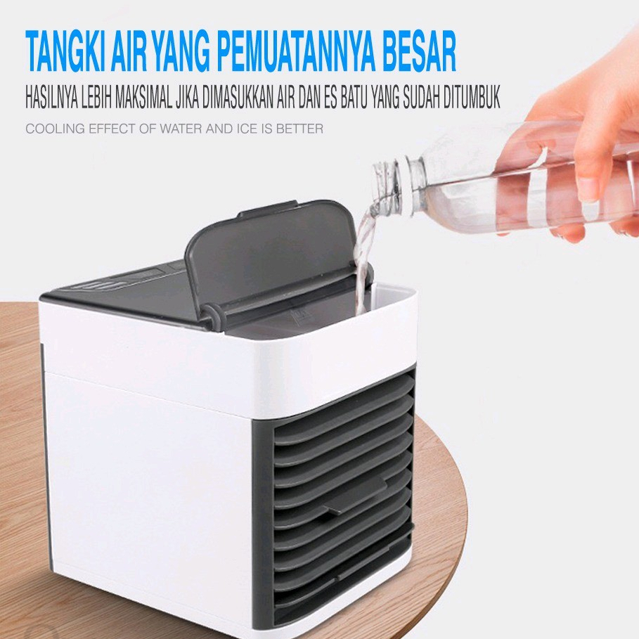 Kipas AC Mini Portable Arctic Air Ultra 2X Power Cooling Portabel Pendingin Penyejuk Ruangan Kamar Jepang Original PS01