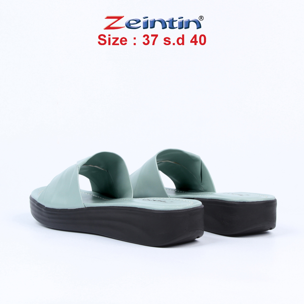 Zeintin - Sandal Wanita Casual Sandal Selop Wanita Kekinian Bahan Kulit Sintetis Premium Original Zeintin HP