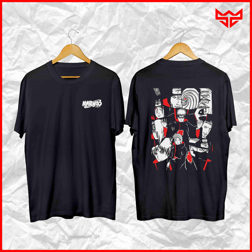 Baju Kaos Sablon Custom Anime Naruto Series