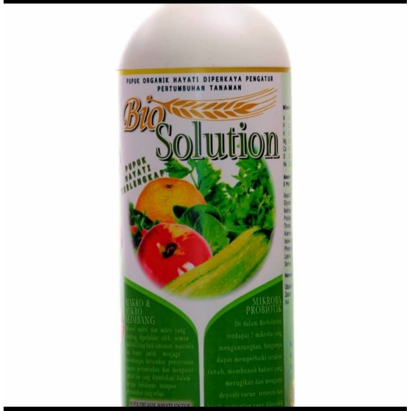 pupuk cair organik BIO SOLUTION isi 1 liter