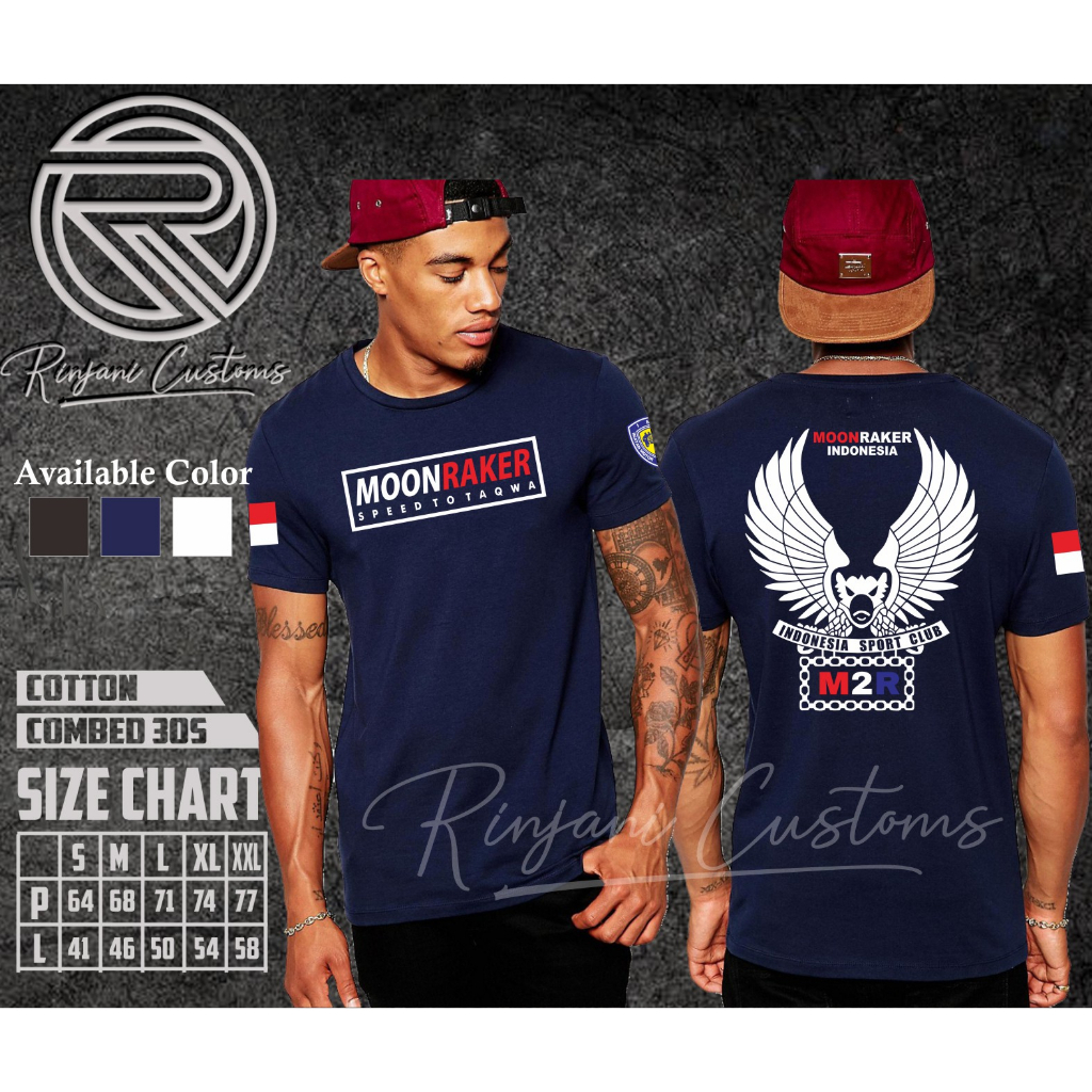 KAOS MOONRAKER INDONESIA.KAOS MOONRAKER GRATIS NAMA