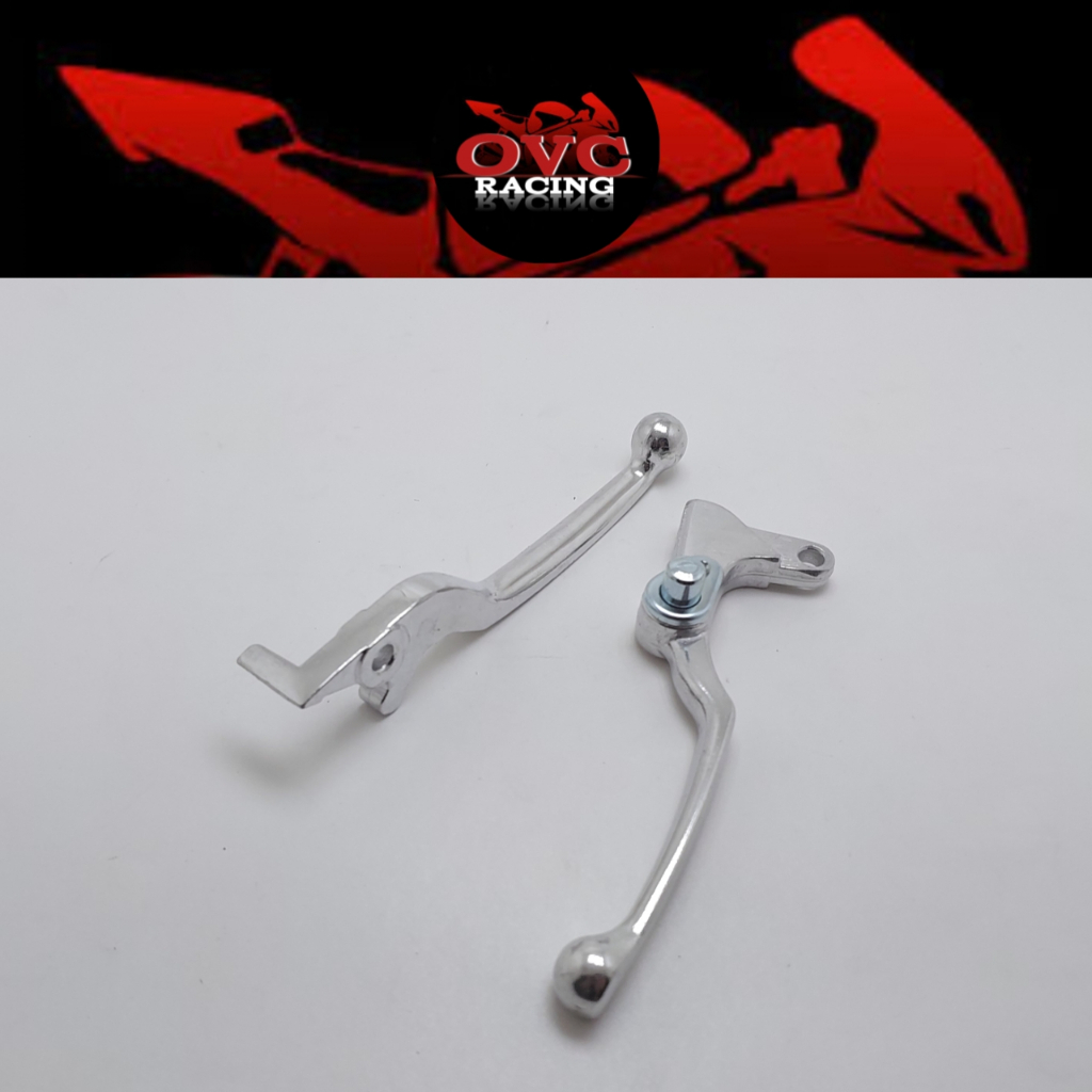 Handle Rem Aerox Crome - Handel Rem Kiri Kanan LEXI AEROX YAMAHA / HANDEL REM AEROX INCLUDE PENGUNCI REM IMPORT