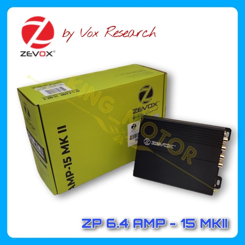 Digital Signal Processor DSP Zevox ZP 6.4 AMP- 15 MKII by Vox Research