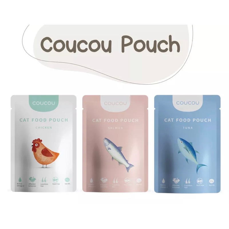 COUCOU POUCH | Makanan Kucing Wet Food Makanan Basah